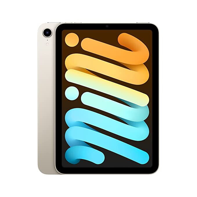 2021 Apple iPad Mini with A15 Bionic chip (Wi-Fi, 256GB) - Starlight (6th Generation)