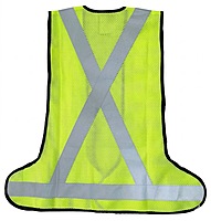 Reflective GREEN Jacket 3 Side Open H