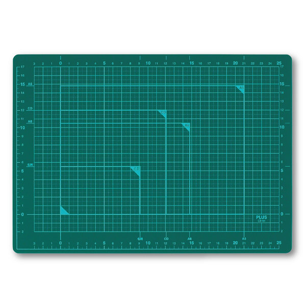 Plus Japan Cutter Mat A4 G CS-A4 Green