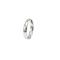 Sterling Silver Plain Ring, Mothiram(16.0)