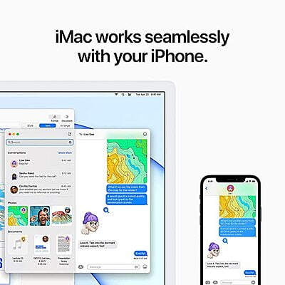 iMac with 4.5K Retina Display (24-inch/60.96 cm, Apple M1 chip with 8‑core CPU and 8‑core GPU, 8GB RAM, iMac with 4.5K Retina Display (24-inch/60.96 cm, Apple M1 chip with 8‑core CPU and 8‑core GPU, 8GB RAM,