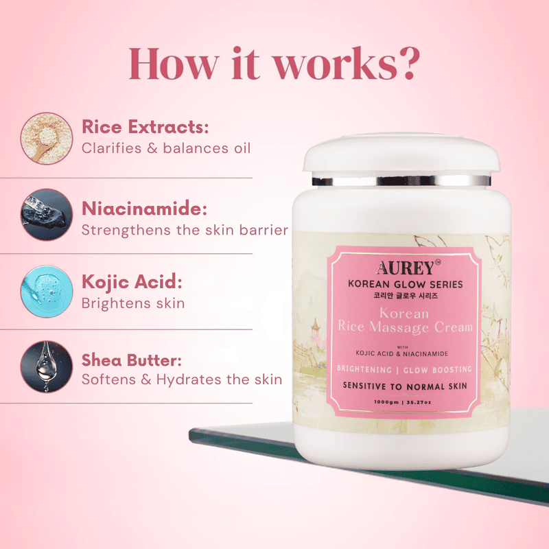 Aurey Korean Rice Massage Cream 1 Kg