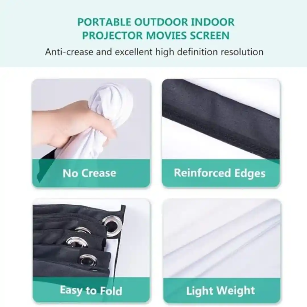 Tonzo Fabric 4:3 Projector Screen (150 Inch)