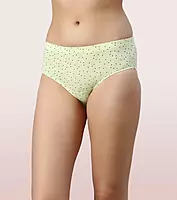 Enamor Stretch Cotton, All Day Comfort, Hipster Panty for Women -Breathable, Antimicrobial with Stain release, Inner Elastic, Full Coverage - CR17 (5PCS)