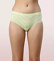 Enamor Stretch Cotton, All Day Comfort, Hipster Panty for Women -Breathable, Antimicrobial with Stain release, Inner Elastic, Full Coverage - CR17 (5PCS)