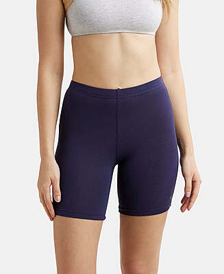 Jockey High Coverage Super Combed Cotton Elastane Stretch Shorties With Concealed Waistband 1529