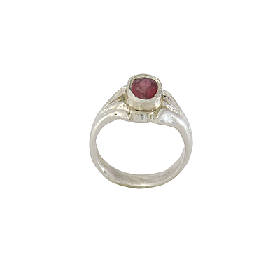 sterling silver ruby ring | Certificated Red Gemstone sterling silver ruby ring | Certificated Red Gemstone