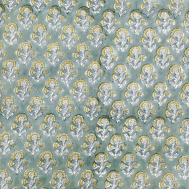 Sanganeri Handblock Cotton Fabric #44