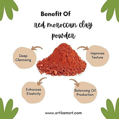 Red Moroccan Clay Powder Red Moroccan Clay Powder