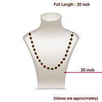Silver Rudraksha Mala 30 Inch | 925 Silver 8mm Beads