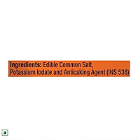 Tata Salt Vacuum Evaporated Iodised Edible Common Salt, 1 kg Pouch