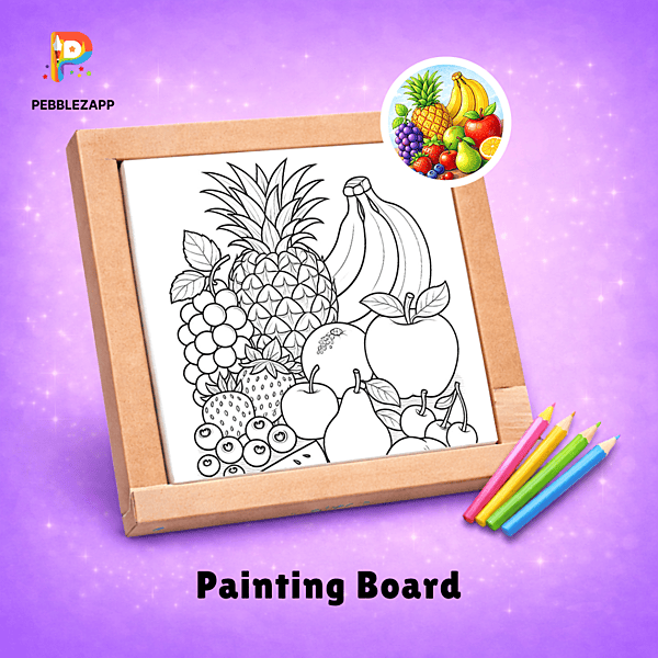Mixed Fruits Coloring