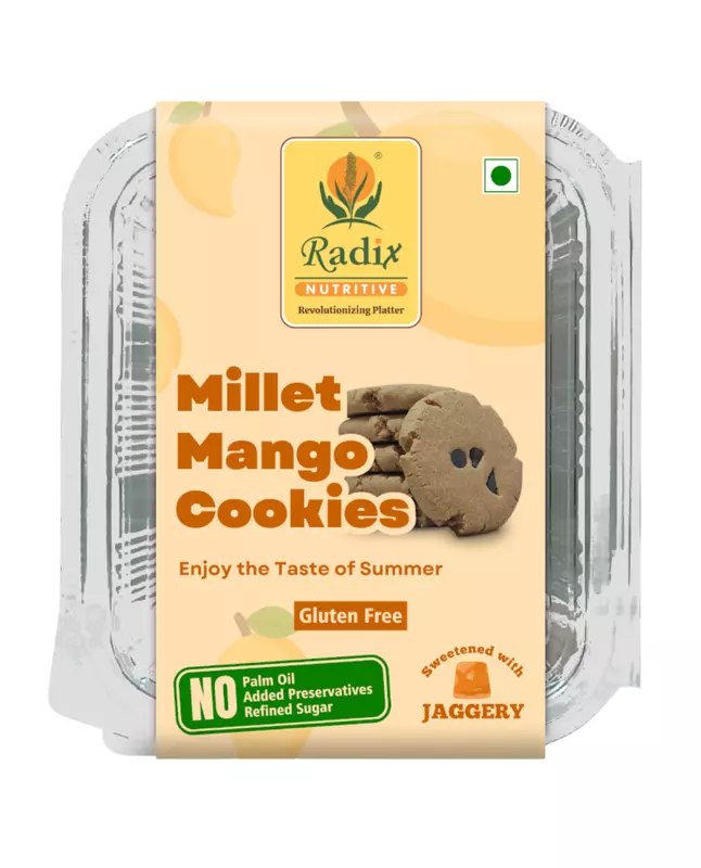 Millet Mango Cookies - 200 g | Gluten Free