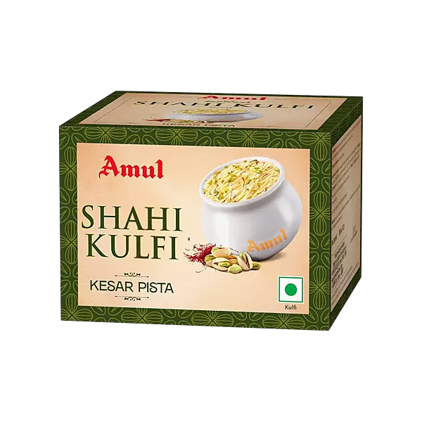 AMUL CUPS KESAR PISTA SHAHI KULFI 100ML