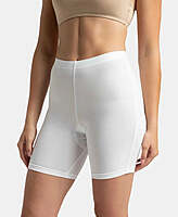 Jockey High Coverage Super Combed Cotton Elastane Stretch Shorties With Concealed Waistband 1529