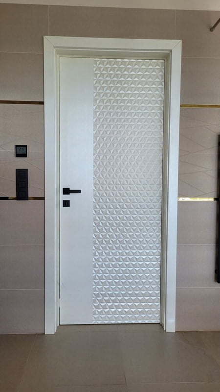 Modern 3D HDHMR Door with Deco Paint Modern 3D HDHMR Door with Deco Paint