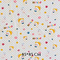 2-Layer Muslin Baby Blanket – 85x85 cm - Red Blossom Comforter 2-Layer Muslin Baby Blanket – 85x85 cm - Red Blossom Comforter