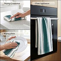 Striped Kitchen Towel Set of 2