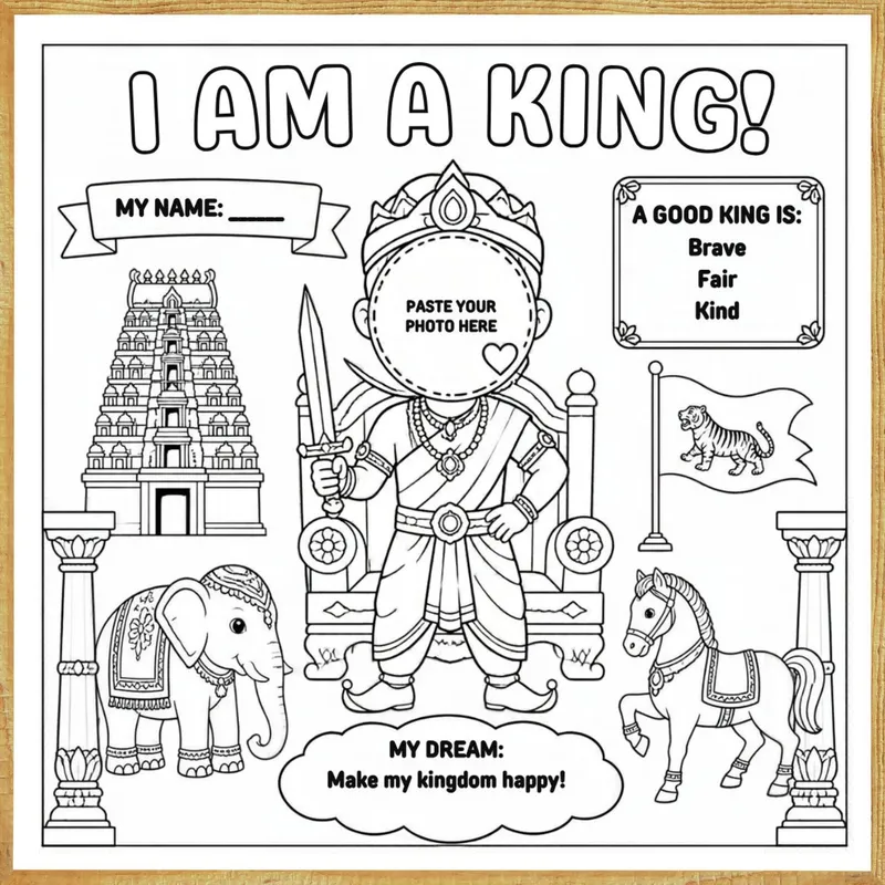 I Am a King – Colour & Frame Kit