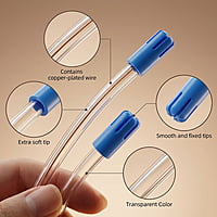 Saliva Ejector Premium Quality 100 Pcs | Disposable Dental Suction Tips with Copper Wire