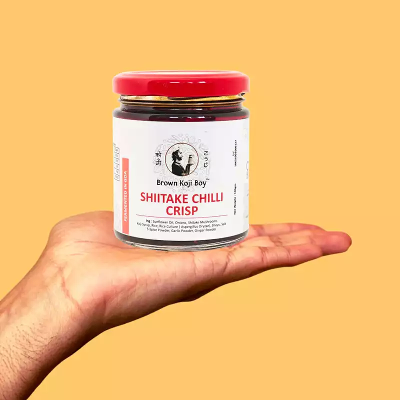 Shiitake Chilli Crisp – Earthy, Savory 200 Gms