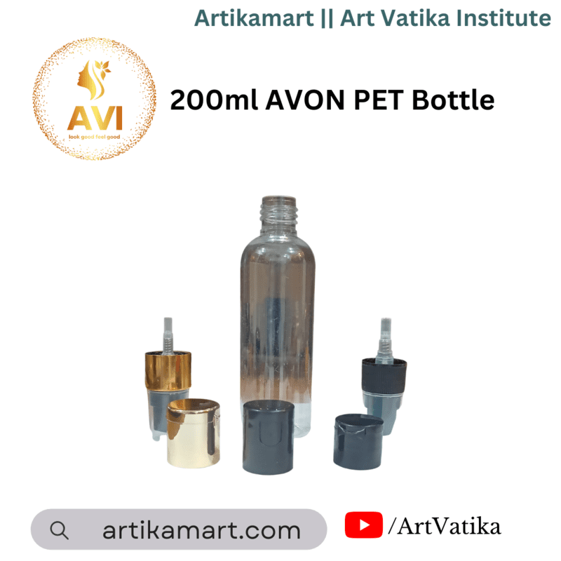 200ml Avon Pet Bottle CLEAR -  24mm Neck
