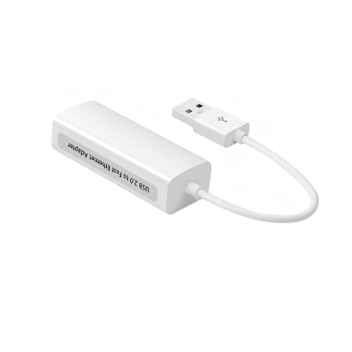 USB 2.0 to RJ45 LAN Network Adapter, 10/100 Mbps Fast Ethernet, Compatible with Windows 7-11, Mac OS, Surface, and Linux Devices