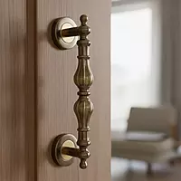 (4507) Palam Door Pull Handle Zinc 1006- 8" (BG)