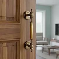 (4508) Palam Door Pull Handle Zinc 1005 (Black Gold) 8"