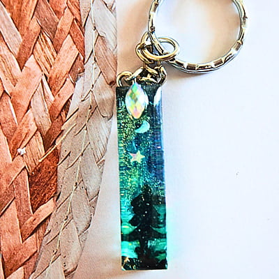 'I'ARORA INSPRED LETTER KEYCHAIN 'I'ARORA INSPRED LETTER KEYCHAIN