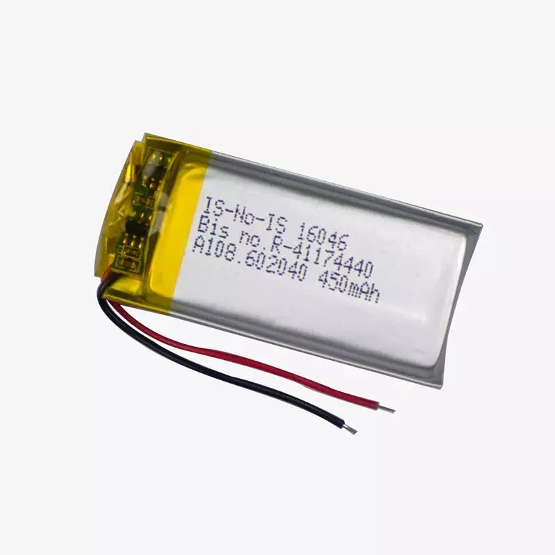 3.7V 450mAH Li-Po Rechargeable Battery - (602040)