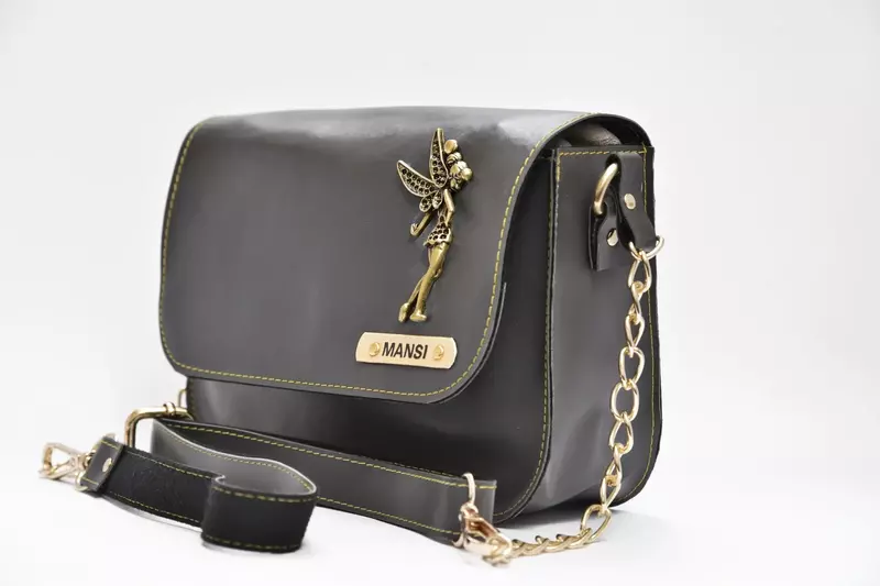 Grey Customized Couple Gift Hamper ( Women's Sling Bag and Men's Wallet)