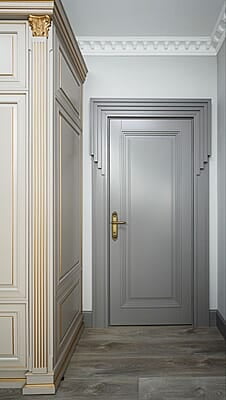 Luxurious 3D HDHMR Moulding Door with Deco Paint Luxurious 3D HDHMR Moulding Door with Deco Paint