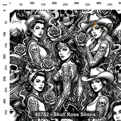 45782 Skull Rose Sirens