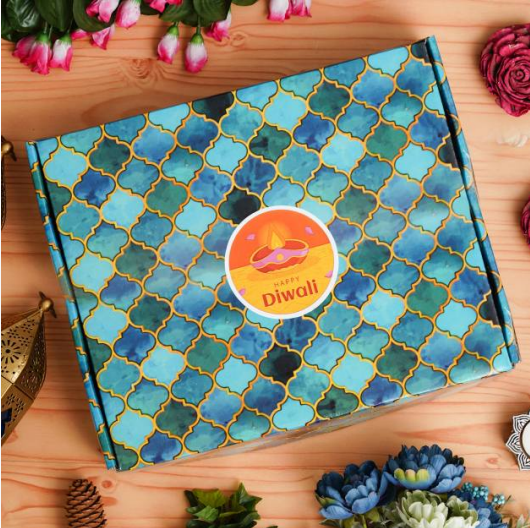 Diwali Combo - 2 Copper Jars,1 Dryfruit Jar