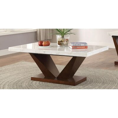 Marble Top V Coffee Table Marble Top V Coffee Table