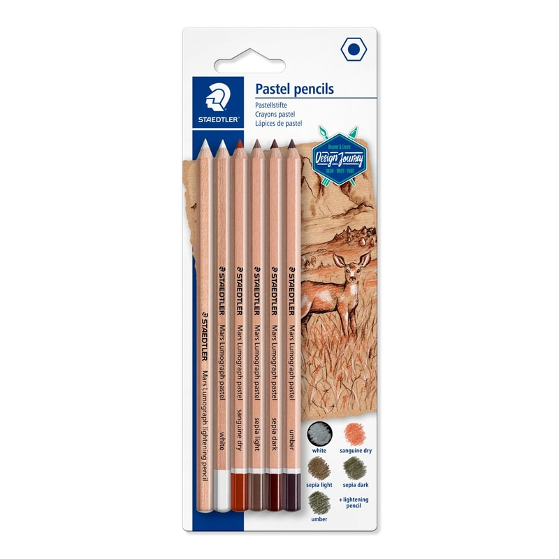 STA 100P SBK6 LUMO PASTEL PENCILS SET 6 STA 100P SBK6 LUMO PASTEL PENCILS SET 6