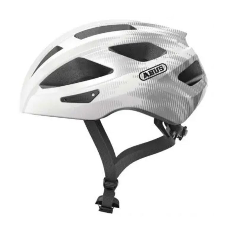 Abus Macator Helmet -Gleam Silver-Size-L (58-62) Abus Macator Helmet -Gleam Silver-Size-L (58-62)