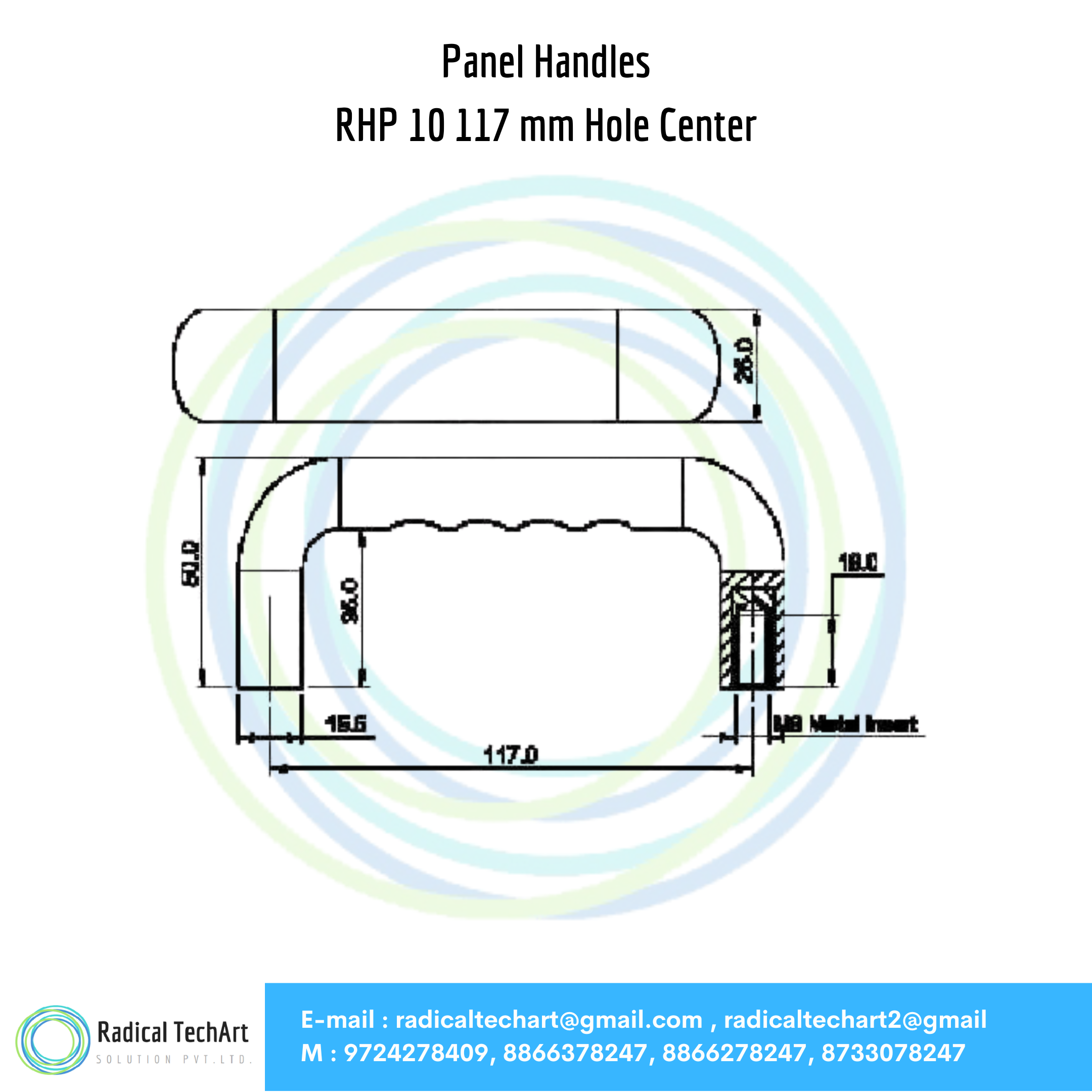 RHP 07,08,09,10,11  Panel Handles
