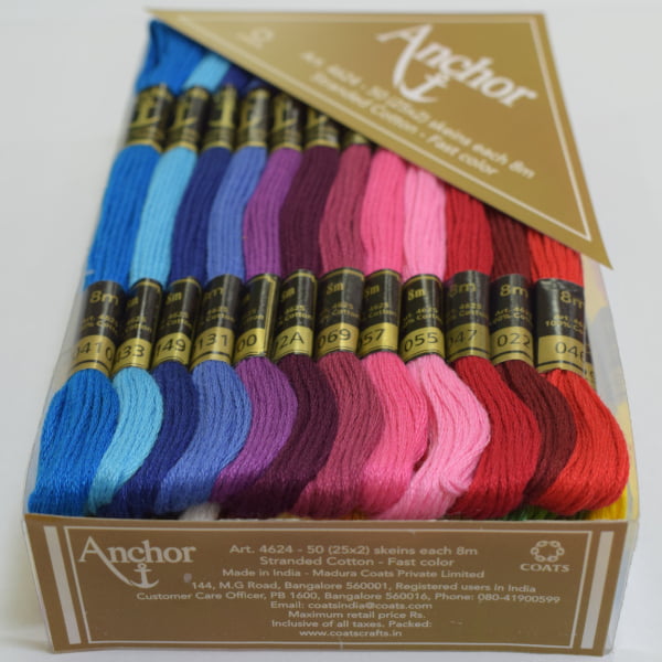 Anchor stranded cotton skeins - assorted (ART.4624-02222) Anchor stranded cotton skeins - assorted (ART.4624-02222)