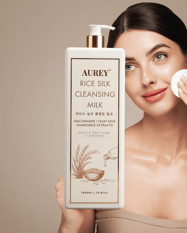 Aurey Korean Rice Silk Cleansing Milk 1 Kg