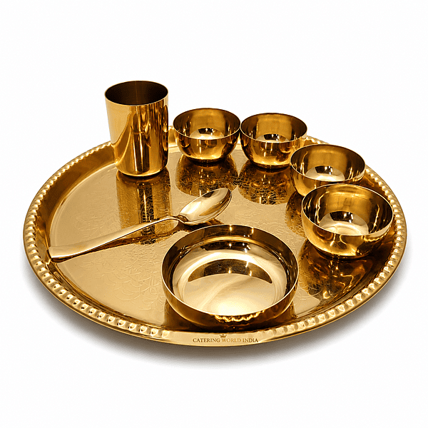THALI SET PVD SAJAN KOT BORDER GOLD PAPPU