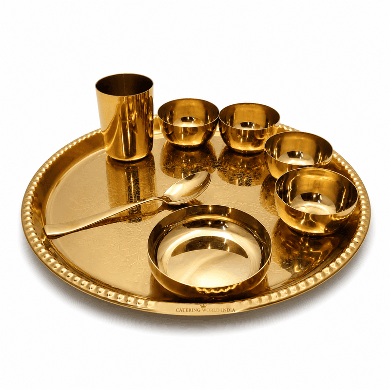 THALI SET PVD SAJAN KOT BORDER GOLD PAPPU
