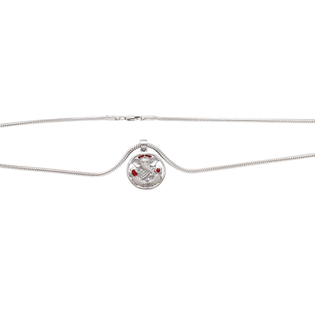 Sterling Silver Ganpathy Pendant