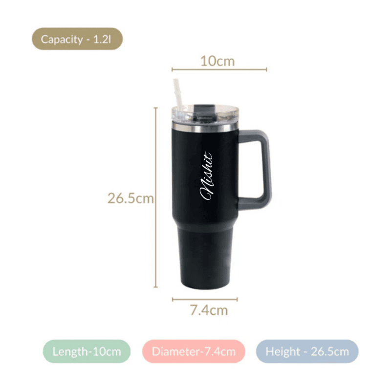 Personalized Lilac Purple Vacuum Insulated Tumbler ( 1200 ml