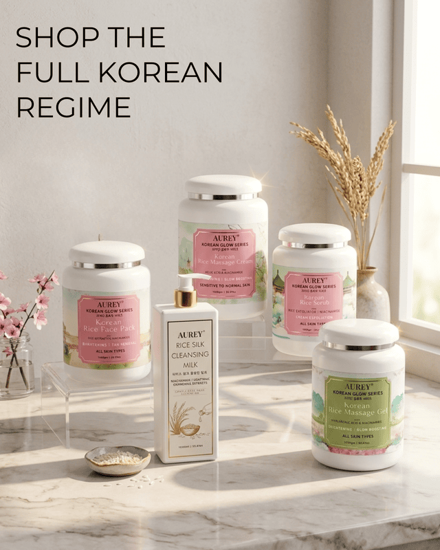 Aurey Korean Rice Scrub With Rice Exfoliator & Niacinamide 1Kg
