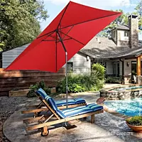 UMBRELLA WITH PROMO TABLE