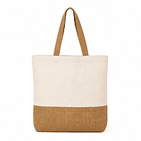 Mixed Fabric Tote Bag