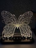 Acrylic Lamp Butterfly 6X7 INCH