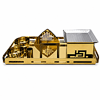 SNACK WARMER SINGLE GOLD WP